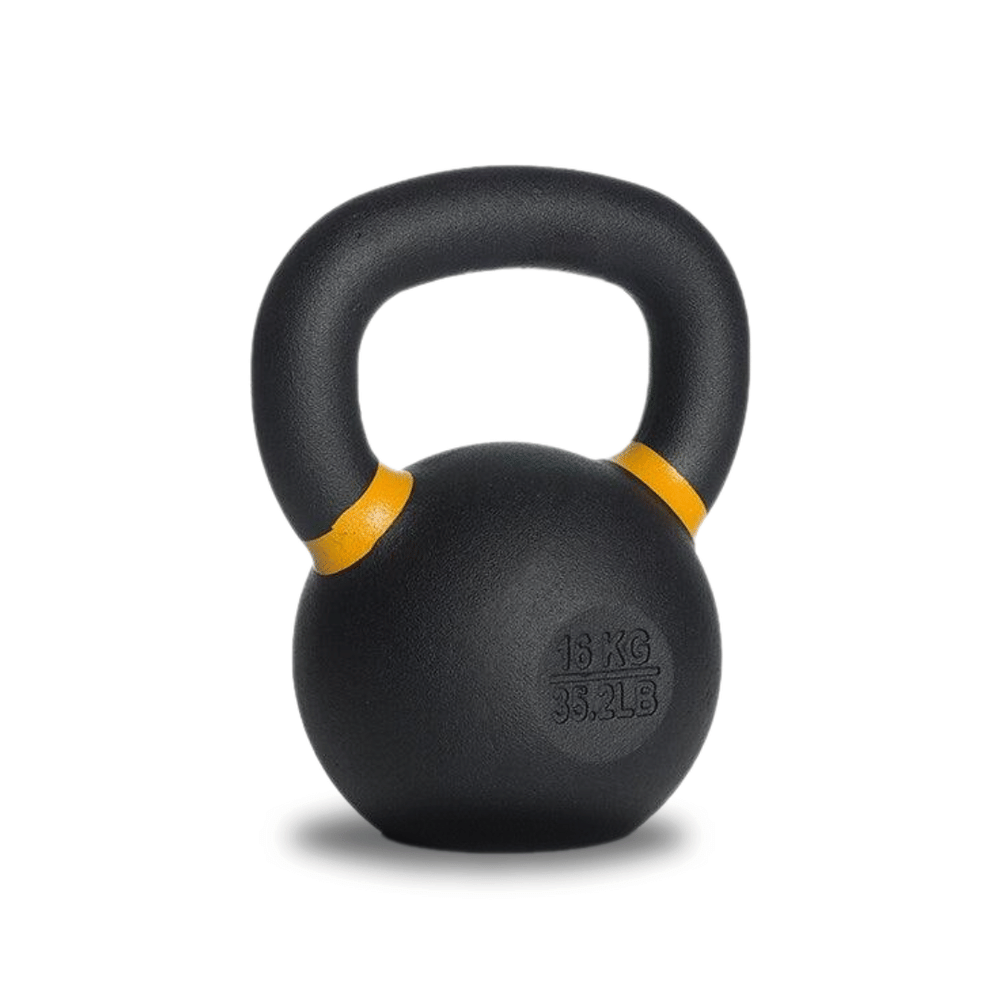 เคตเทิลเบล HOMEFITTOOLS น้ำหนัก 16 KG สีดำด้าน